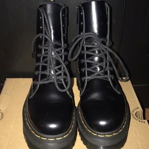 Dr Martens Black Jadon platform boots